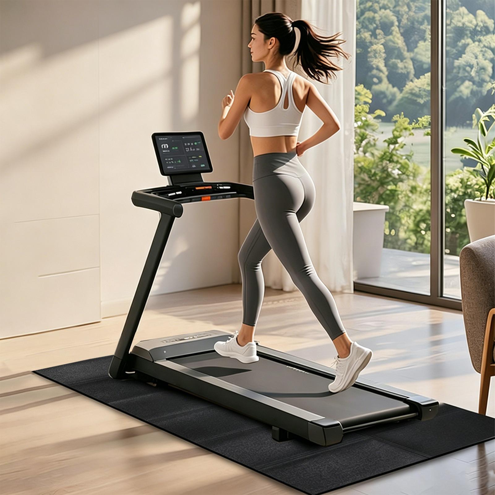 Treadmill Mat Vibration Absorb - Home Gym Yoga 评论和价格