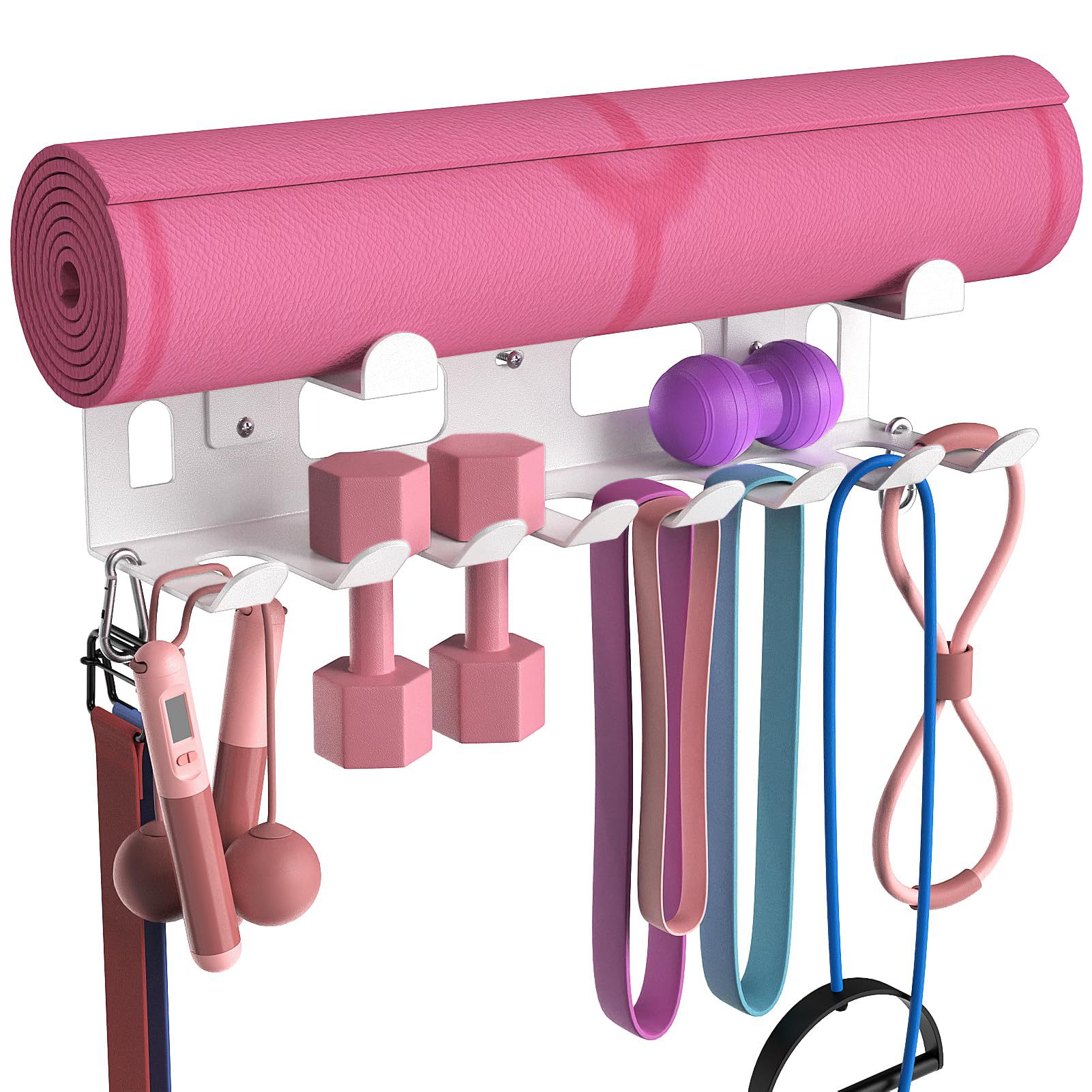 Multi Hook Wall Mount Fitness  - Leg Home Gym Workout 评论和价格