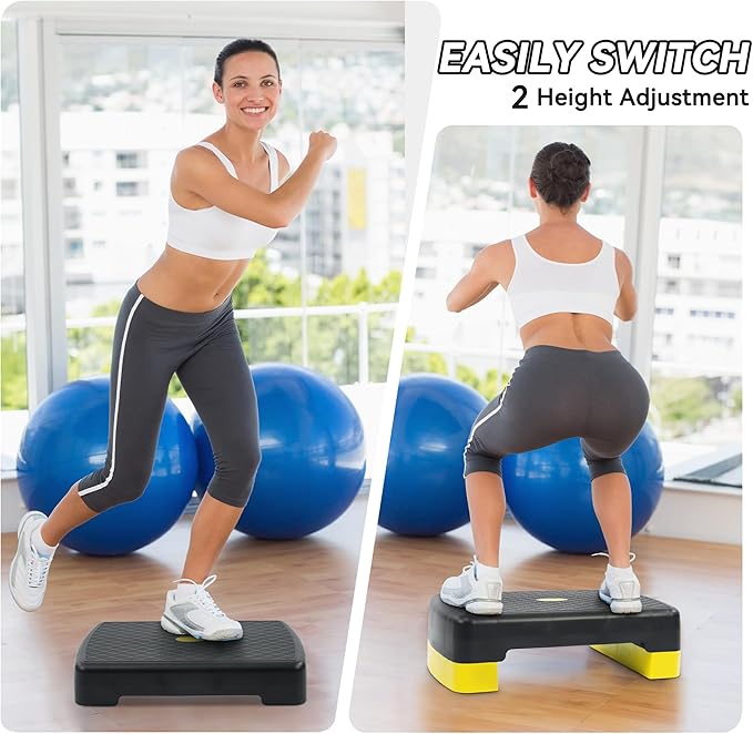 Height Adjustable Aerobic Step - Leg Home Gym Workout 评论和价格