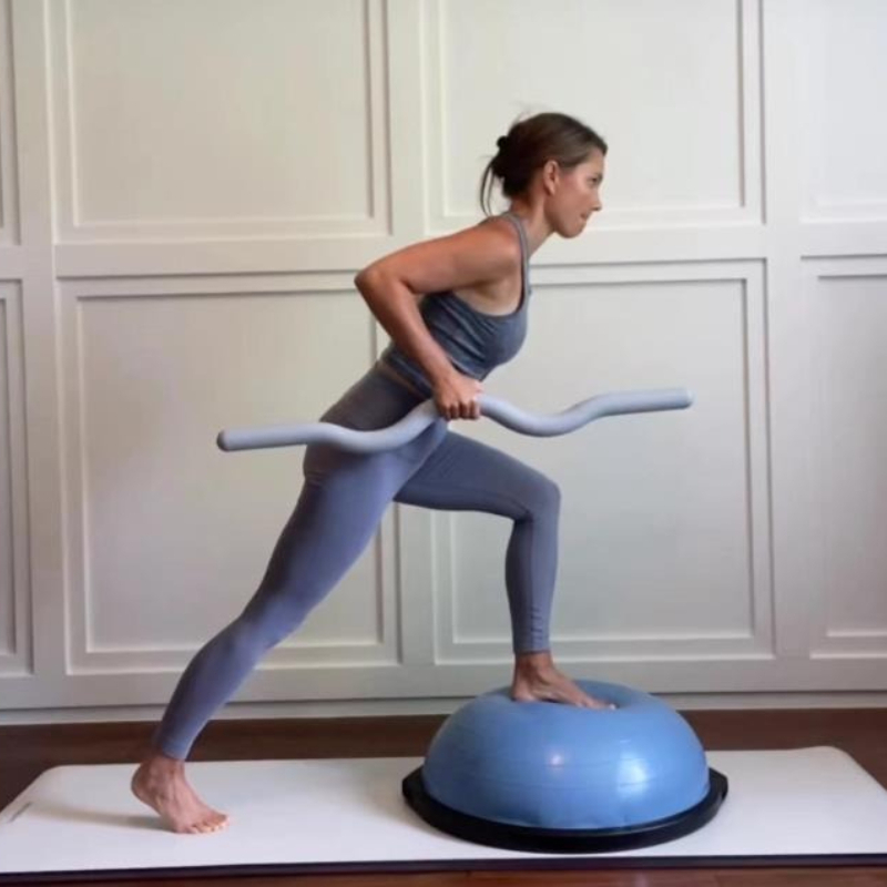Weighted Pilates Bar with Sili - Home Gym Yoga 评论和价格